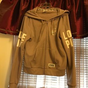 Barely worn Victoria's secret zipper hoodie